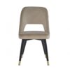 SILLA TERCIOPELO BEIGE - Imagen 2