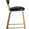 TABURETE NEGRO/ORO - Imagen 2