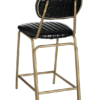 TABURETE NEGRO/ORO - Imagen 3