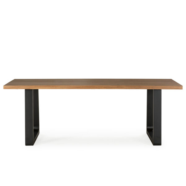 Mesa comedor madera de olmo/metal