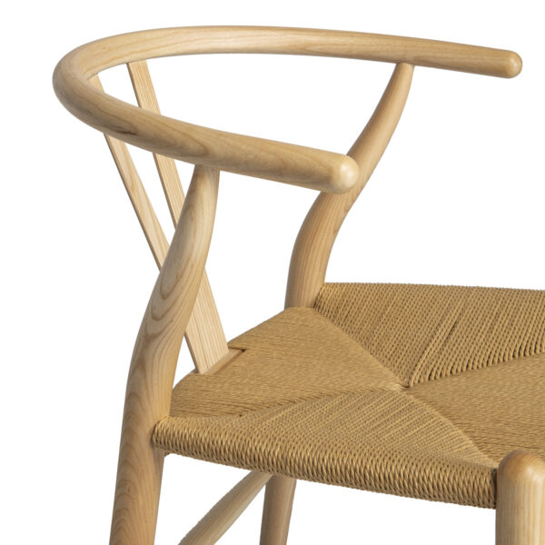 Silla madera fresno natural/cuerda - Imagen 3
