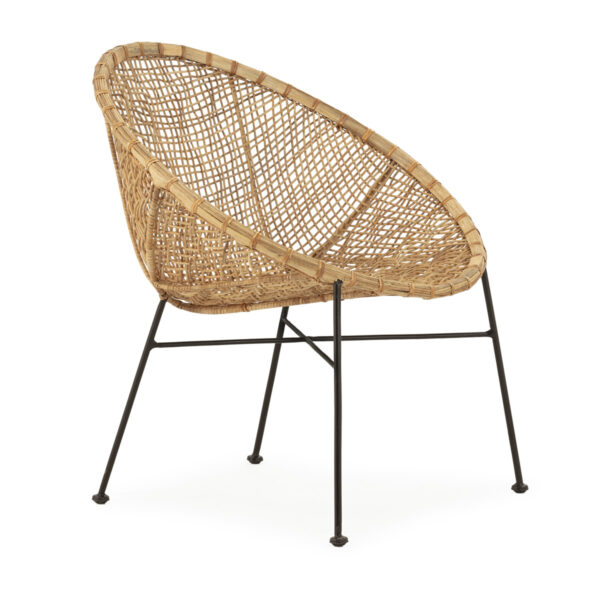 Sillón Mimbre/hierro - Imagen 5
