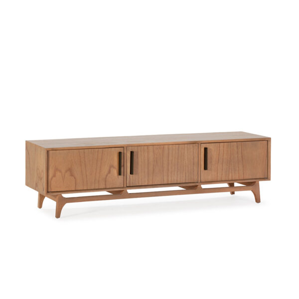 Mueble Tv madera de cedro/metal - Imagen 3