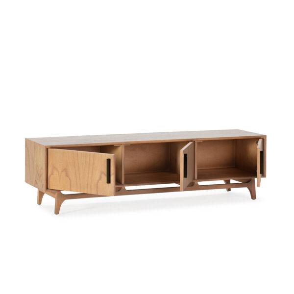 Mueble Tv madera de cedro/metal - Imagen 2