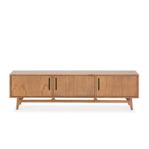 Mueble Tv madera de cedro/metal