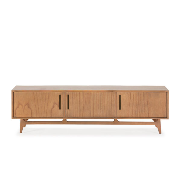 Mueble Tv madera de cedro/metal