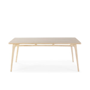 Mesa comedor madera de cedro blanco velado