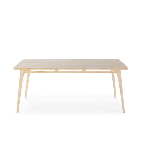 Mesa comedor madera de cedro blanco velado