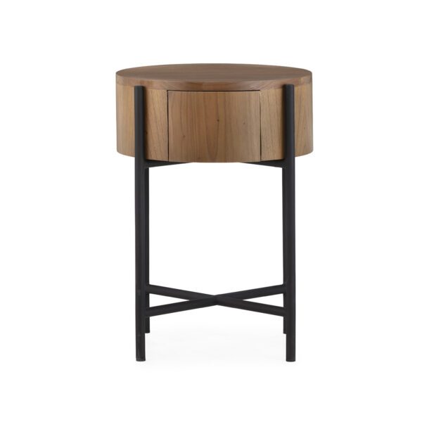 Mesita de noche madera cedro