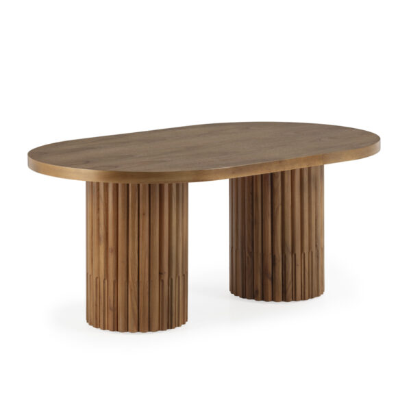 Mesa de centro madera cedro natural - Imagen 2