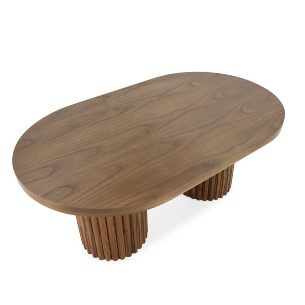 Mesa de centro madera cedro natural - Imagen 3