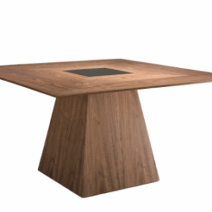 Mesa comedor cuadrada nogal